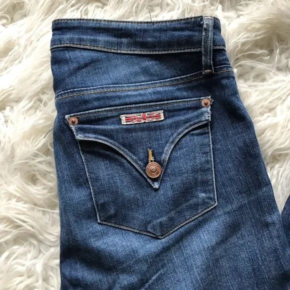 Hudson Bacara Straight Flood Cuff Jeans Blue - Picture 3 of 8